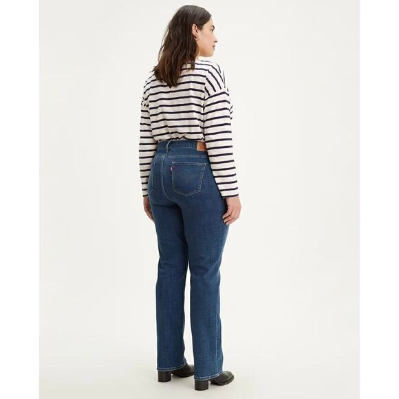 Levi’s NWT 414 CLASSIC STRAIGHT WOMEN'S JEANS PLUS SIZE 24W - Picture 3 of 6